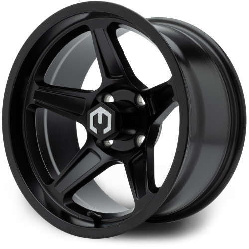 MODZ® 14" Drift 14x7 Matte Black Golf Cart Wheel