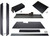 Club Car DS (Black) Diamond Plate Accessory Kit w/ Floor