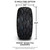 MODZ® 12" Enforcer Machined Black - Low Profile Golf Cart Wheel and Tire Combo
