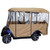 Universal Deluxe 4-Sided Golf Cart Enclosure for 88" Roofs