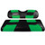 Madjax Two-Tone Riptide Rear Seat Covers For Madjax Gen250-300 Seat Kit W/Deluxe Cushion Assemblies