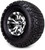10" Machined and Black Vampire SS Wheel and X-Trail Tire | Choose Lift Kit Combo