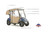 Club Car Precedent "PRO-TOURING" 3-Sided Sunbrella Track Style Golf Cart Enclosure