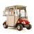 Yamaha Drive  "DOOR-LUX" 3-Sided Sunbrella Golf Cart Enclosure (Choose Color)