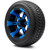 MODZ® 12" Ambush Blue and Black - Low Profile Golf Cart Wheel and Tire Combo MODZ® 12" Ambush Blue and Black - Low Profile Golf Cart Wheel and Tire Combo