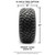 MODZ® 14" Gladiator Glossy Black - All-Terrain Tires and Golf Cart Wheels Combo