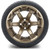 MODZ® 14" Gladiator Matte Bronze - Low Profile Golf Cart Tire and Wheel Combo MODZ® 14" Gladiator Matte Bronze - Low Profile Golf Cart Tire and Wheel Combo