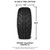 MODZ® 14" Gladiator Machined Black  - Low Profile Golf Cart Wheel and Tire Combo