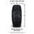 MODZ® 14" Gladiator Machined Black  - Low Profile Golf Cart Wheel and Tire Combo