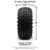 MODZ® 12" Enforcer Matte Black - All-Terrain Tires and Golf Cart Wheels Combo