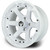 MODZ® 14" Gladiator Glossy White Golf Cart Wheel