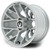 MODZ® Matrix Silver  12x7 Golf Cart Wheel MODZ® Matrix Silver  12x7 Golf Cart Wheel