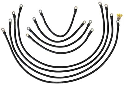 Club Car Precedent - Weld Battery Cable Set - 4 Gauge (2004-up)