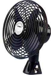 Universal Fan - Multiple Speed - 12 Volt Black