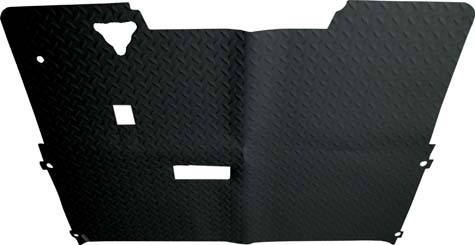 Black Diamond Plate Floor Mat for EZGO Medalist/TXT (1994-01.5)