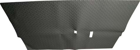 Club Car DS - Diamond Plate Floor Mat - Black (1982-Up)