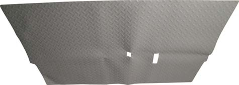 Club Car DS - Diamond Plate Floor Mat - Grey (1982-Up)
