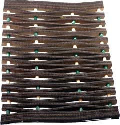 Rubber Tire Floor Mat for EZGO - Black (1994-Up)