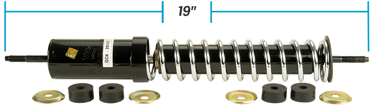 Coil Over Front or Rear Shock for EZGO Medalist/TXT (1994.5-up)