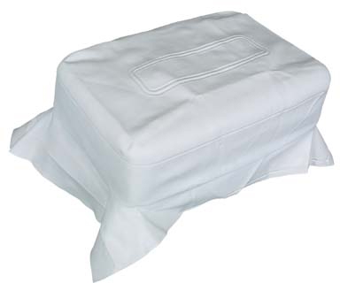 Club Car DS - Vinyl Seat Back Cover - White (1979-00.5)