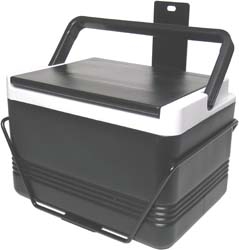 EZGO RXV - 12 Quart Black Cooler And Bracket - Driver Side (2008-up)