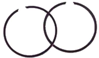 EZGO - Piston Ring Set - Oversized .25mm (1976-94)