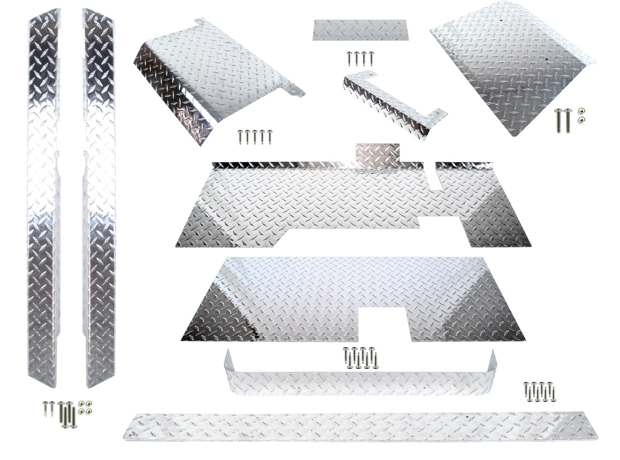 EZGO TXT Diamond Plate Accessory Kit With Floor 1995-2014