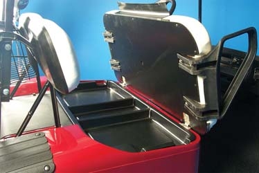 Club Car DS - Black Under seat Storage Tray (1982-Up)