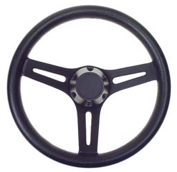 EZGO Daytona Black Steering Wheel - TXT or Medalist