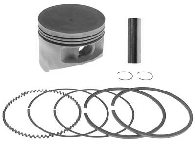 Yamaha Piston Assembly, G22 .25mm