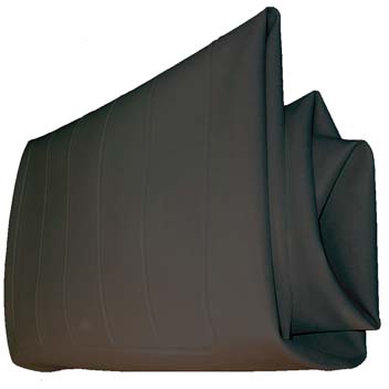 Club Car Black Vinyl Seat Bottom Cover 1979-00.5