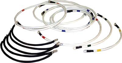 EZGO Weld Cable Set - 4 Gauge 600 Volt - Series Drive Systems