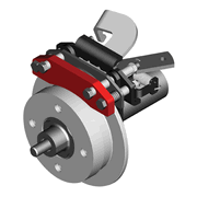 Caliper Rear Disc Brake Kit EZGO TXT Electric