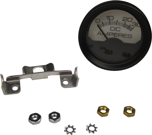 EZGO Ammeter - Round Face