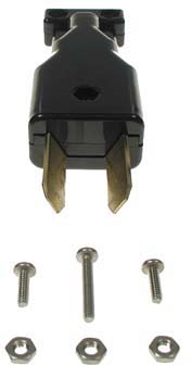 Two Pronged DC Charger Plug - Crowfoot