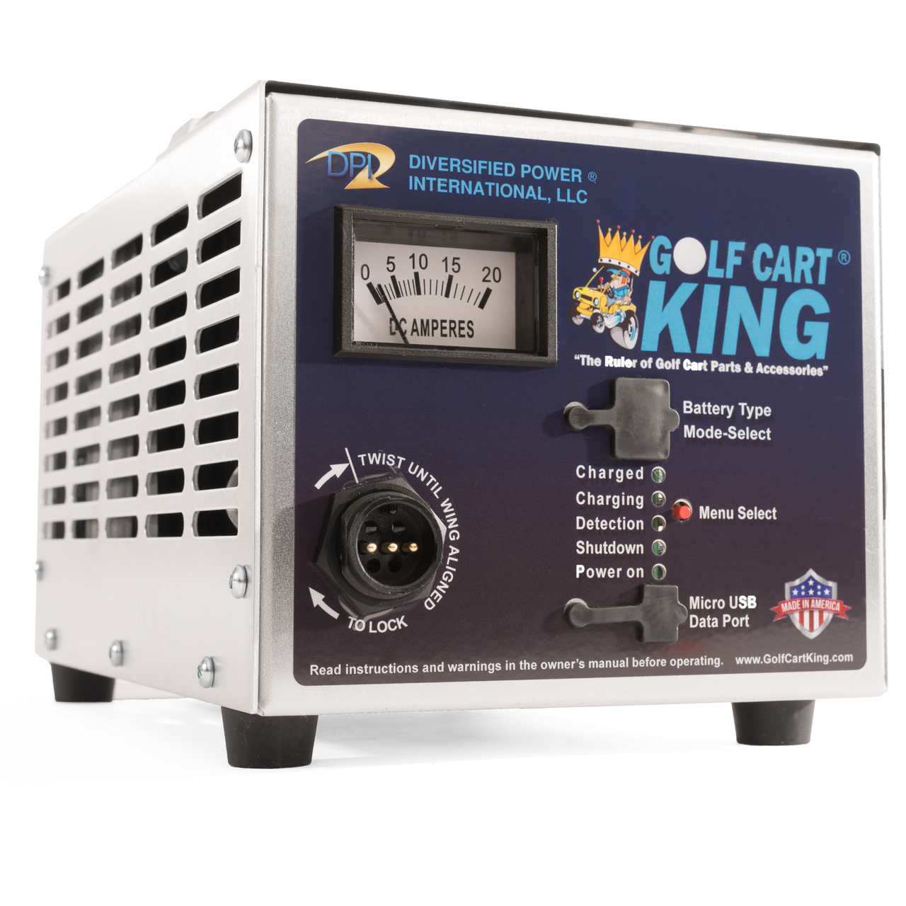 EZGO RXV DPI Charger - 48 Volt 17 Amp '08-UP - 3 Pin RXV Handle