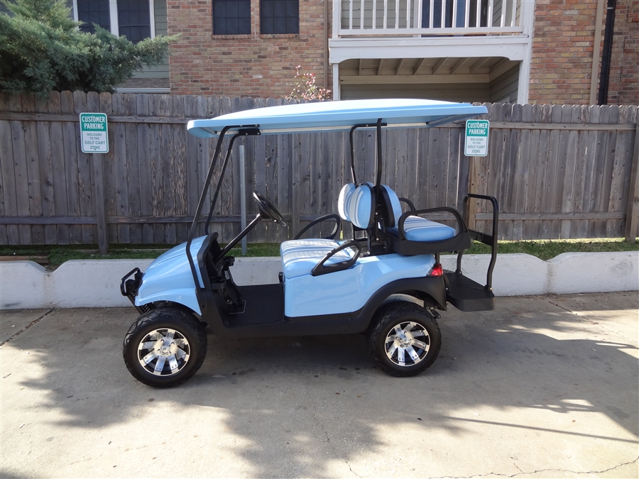 Club Car DS w/ Ruby Red Spartan Body 48 volt Frame Up Custom Build