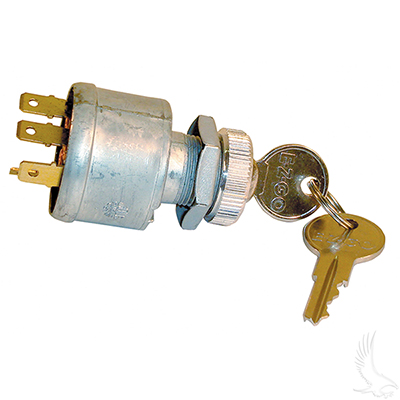 EZGO Four Terminal Key Switch For Accessories - All Years
