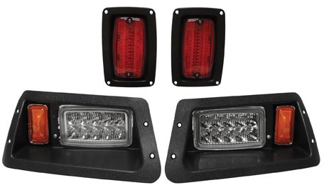 Yamaha G14,G16,G19,G22 Complete LED Headlight and Tail Light Kit - Adjustable