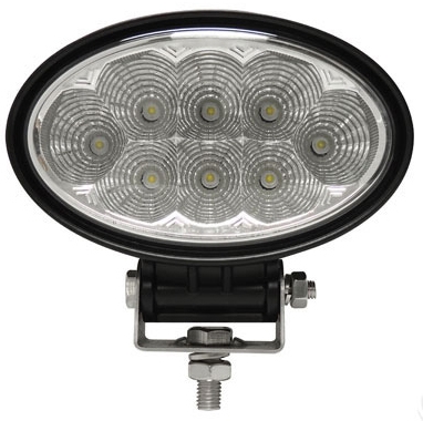 Universal Golf Cart LED Utility 5.75" Oval Spotlight - 1800 Lumen - EZGO, Club Car, Yamaha
