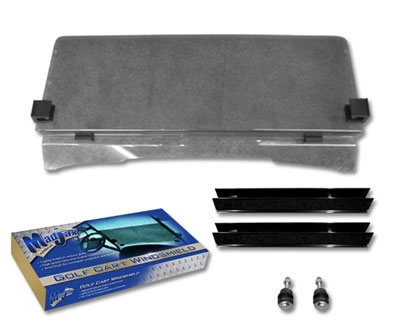 Madjax Tinted Flip Down Windshield for EZGO Golf Carts