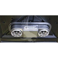 Marine Grade Plug & Play Sony Overhead CD/Radio System-Carbon Fiber