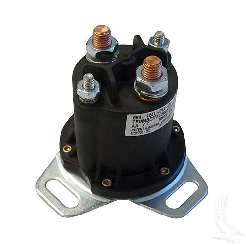 Club Car DS and Precedent Solenoid Coil (12 Volt) 1984-up - different foot pattern