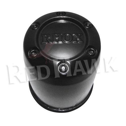 Center Cap, RHOX Black Plastic 2.65