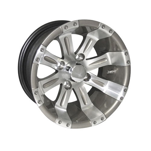 12" RHOX Vegas Machined Golf Cart Wheel 3