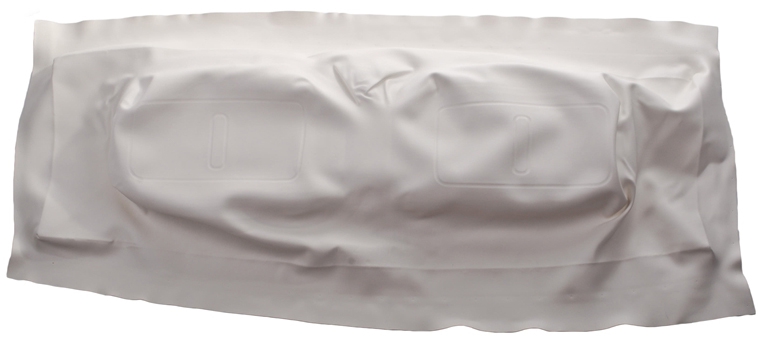 EZGO TXT Front Seat Cover - White Seat Backrest