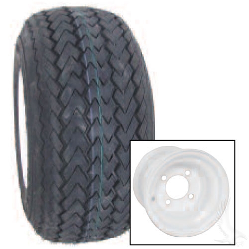 Kenda Hole-In-One Single Tire/Wheel Assembly - White