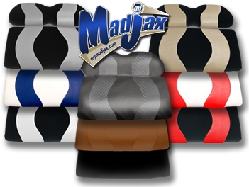 Madjax Two-Tone Wave Rear Seat Covers