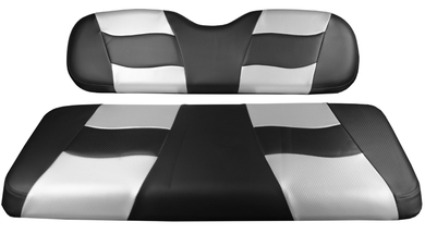 Madjax Two-Tone Riptide Rear Seat Covers For Madjax Gen250-300 Seat Kit W/Deluxe Cushion Assemblies