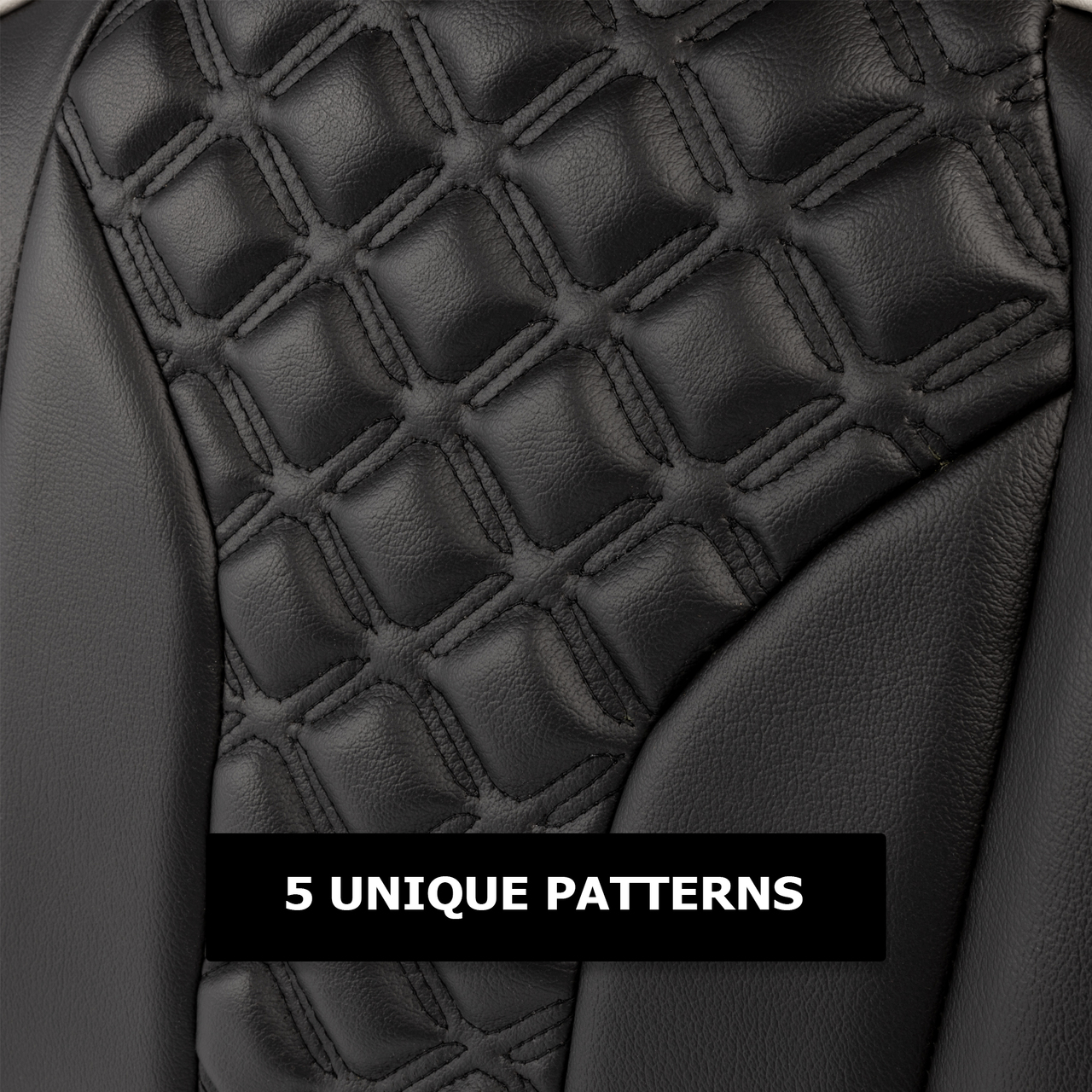 MODZ® FS2 Custom Front Seat - Black Base - Choose Pattern and Accent Colors